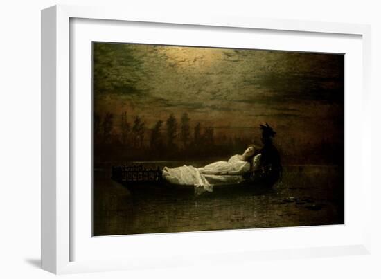 The Lady of Shalott, 1878-John Atkinson Grimshaw-Framed Giclee Print