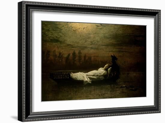 The Lady of Shalott, 1878-John Atkinson Grimshaw-Framed Giclee Print