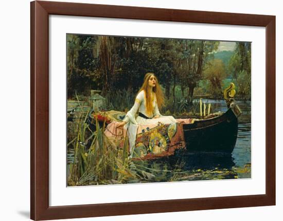 The Lady of Shalott, 1888-John William Waterhouse-Framed Art Print