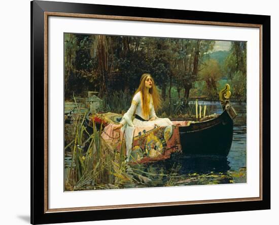 The Lady of Shalott, 1888-John William Waterhouse-Framed Giclee Print