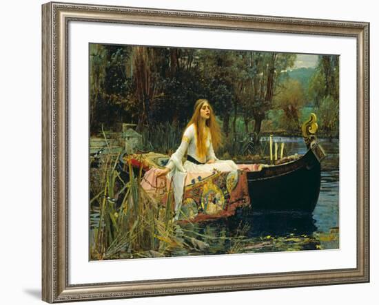 The Lady of Shalott, 1888-John William Waterhouse-Framed Giclee Print