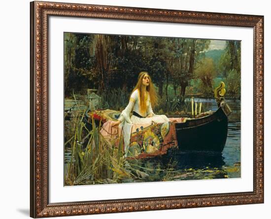 The Lady of Shalott, 1888-John William Waterhouse-Framed Giclee Print