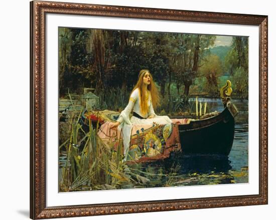 The Lady of Shalott, 1888-John William Waterhouse-Framed Giclee Print