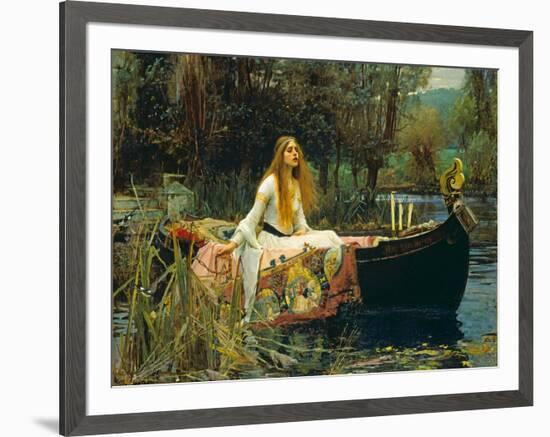 The Lady of Shalott, 1888-John William Waterhouse-Framed Giclee Print