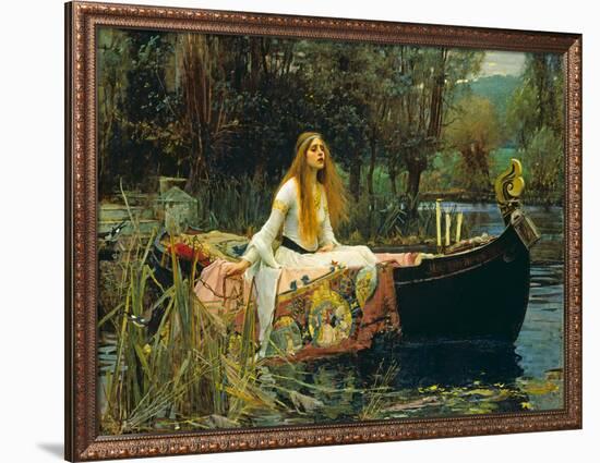 The Lady of Shalott, 1888-John William Waterhouse-Framed Giclee Print