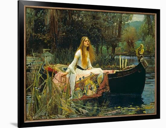 The Lady of Shalott, 1888-John William Waterhouse-Framed Giclee Print