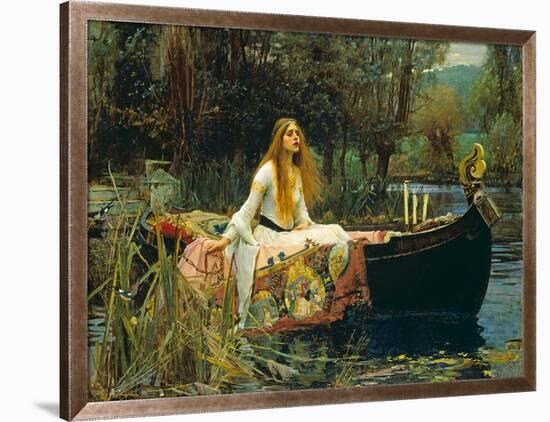 The Lady of Shalott, 1888-John William Waterhouse-Framed Giclee Print