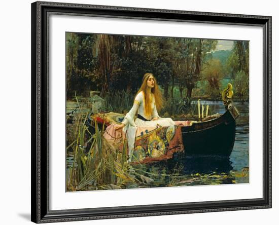 The Lady of Shalott, 1888-John William Waterhouse-Framed Photographic Print