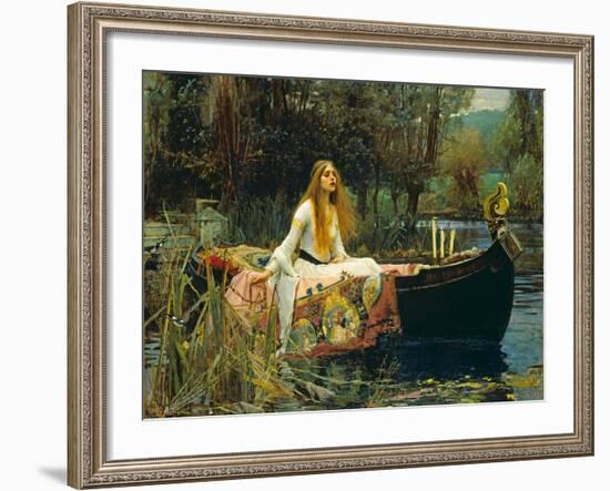 The Lady of Shalott, 1888-John William Waterhouse-Framed Photographic Print