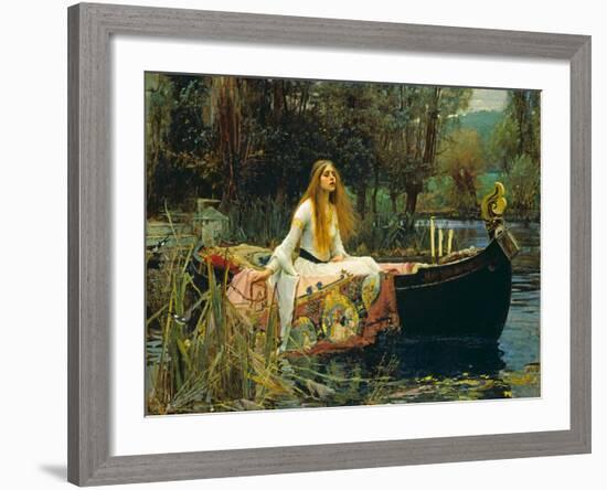 The Lady of Shalott, 1888-John William Waterhouse-Framed Photographic Print