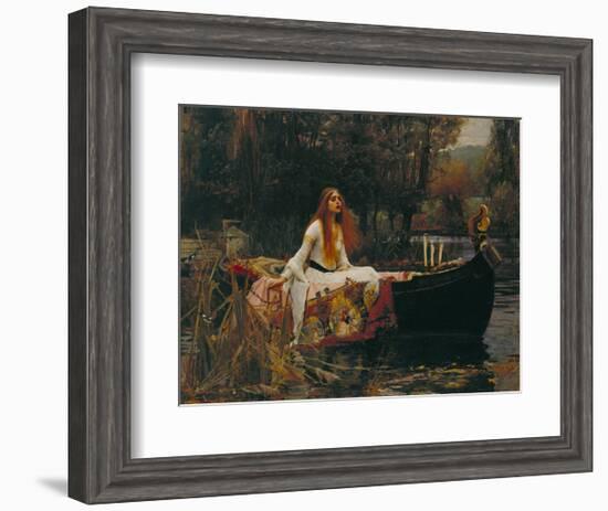 The Lady of Shalott, 1888-J^W^ Waterhouse-Framed Art Print