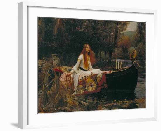 The Lady of Shalott, 1888-J^W^ Waterhouse-Framed Art Print