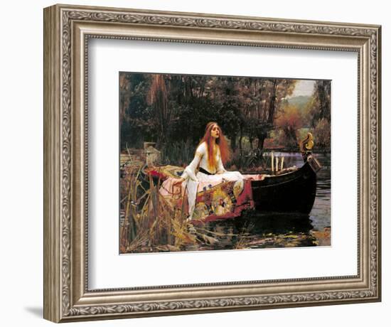 The Lady of Shalott, 1888-John William Waterhouse-Framed Premium Giclee Print