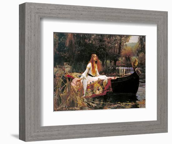 The Lady of Shalott, 1888-John William Waterhouse-Framed Premium Giclee Print