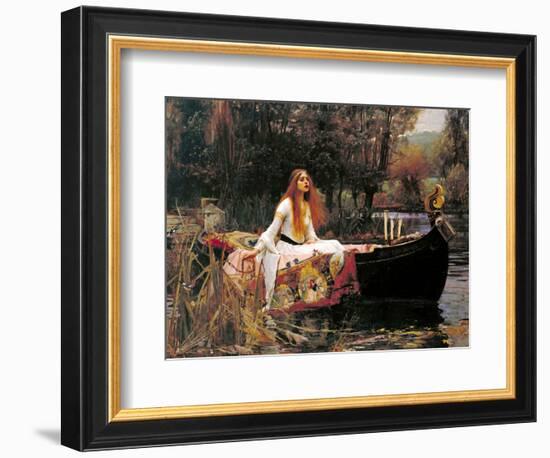 The Lady of Shalott, 1888-John William Waterhouse-Framed Premium Giclee Print