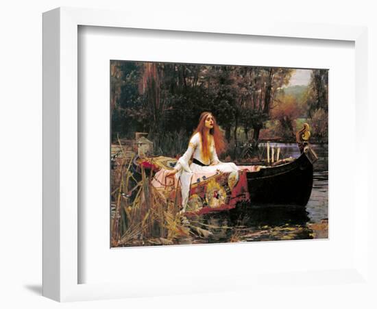 The Lady of Shalott, 1888-John William Waterhouse-Framed Premium Giclee Print