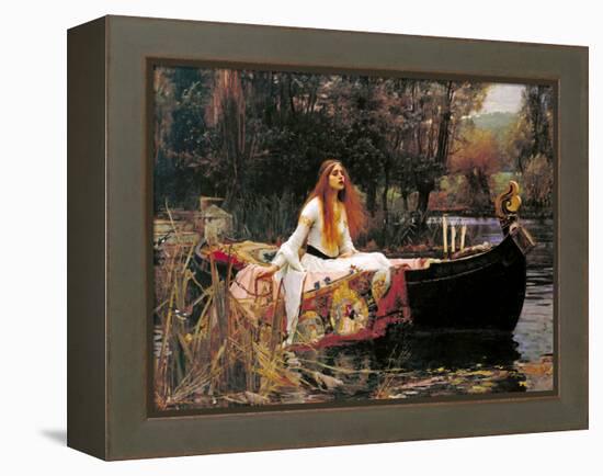 The Lady of Shalott, 1888-John William Waterhouse-Framed Stretched Canvas