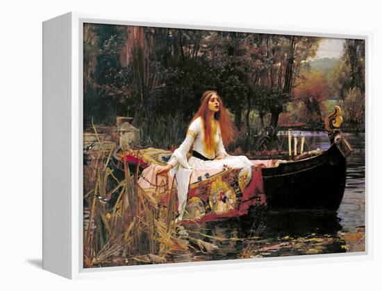 The Lady of Shalott, 1888-John William Waterhouse-Framed Stretched Canvas