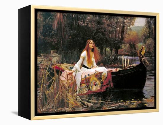 The Lady of Shalott, 1888-John William Waterhouse-Framed Stretched Canvas