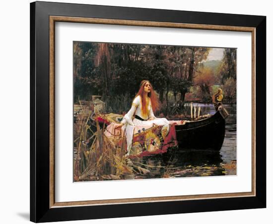 The Lady of Shalott, 1888-John William Waterhouse-Framed Art Print