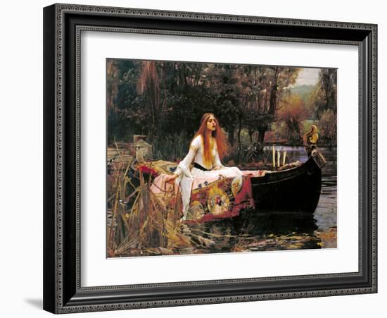 The Lady of Shalott, 1888-John William Waterhouse-Framed Art Print