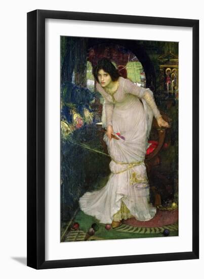 The Lady of Shalott, 1894-John William Waterhouse-Framed Giclee Print