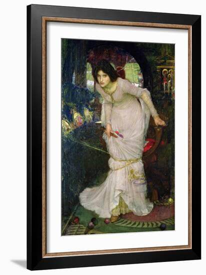 The Lady of Shalott, 1894-John William Waterhouse-Framed Giclee Print