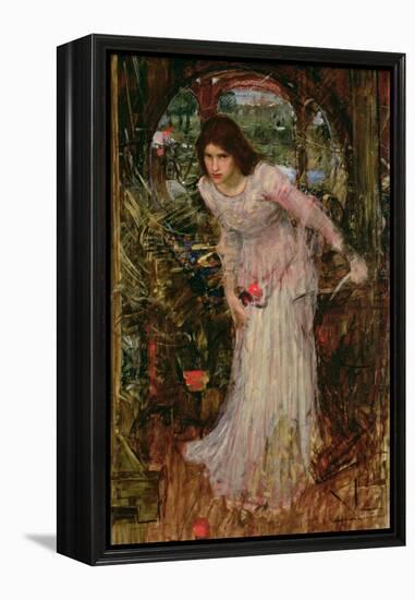 The Lady of Shalott, C.1894-John William Waterhouse-Framed Premier Image Canvas