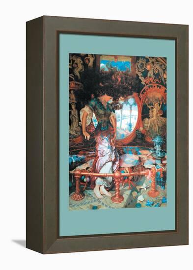 The Lady of Shalott-William Holman Hunt-Framed Stretched Canvas