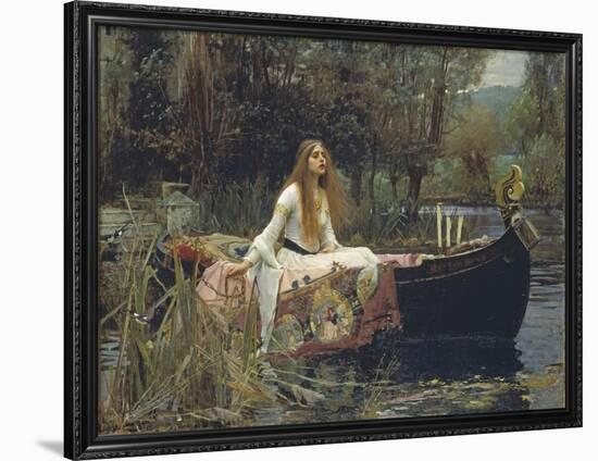 The Lady of Shalott-John William Waterhouse-Framed Premium Giclee Print