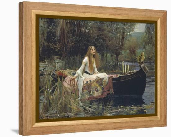 The Lady of Shalott-John William Waterhouse-Framed Premier Image Canvas