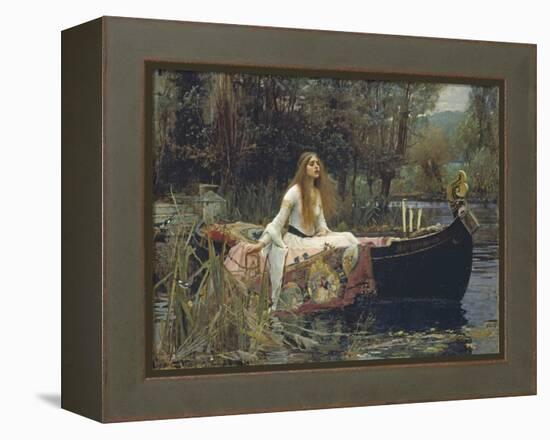 The Lady of Shalott-John William Waterhouse-Framed Premier Image Canvas