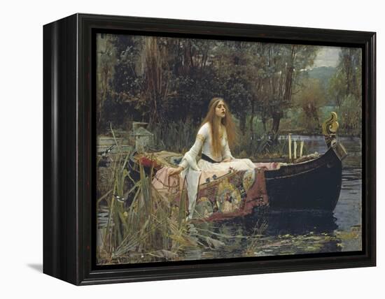 The Lady of Shalott-John William Waterhouse-Framed Premier Image Canvas