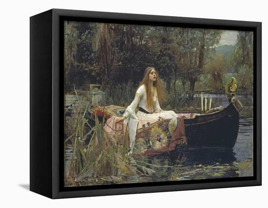 The Lady of Shalott-John William Waterhouse-Framed Premier Image Canvas