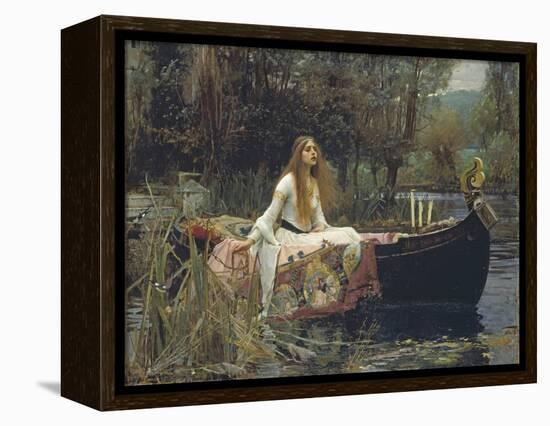 The Lady of Shalott-John William Waterhouse-Framed Premier Image Canvas