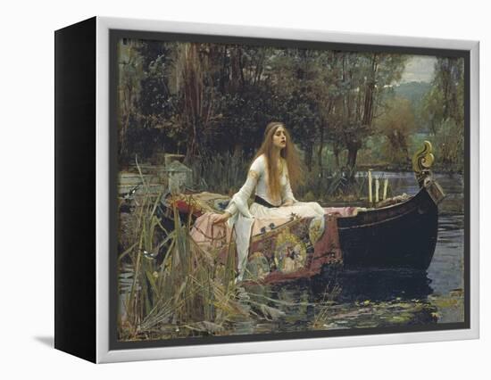 The Lady of Shalott-John William Waterhouse-Framed Premier Image Canvas