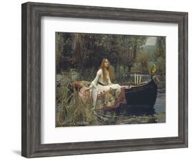 The Lady of Shalott-John William Waterhouse-Framed Giclee Print