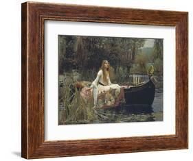 The Lady of Shalott-John William Waterhouse-Framed Giclee Print
