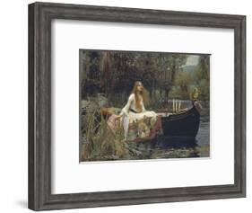 The Lady of Shalott-John William Waterhouse-Framed Giclee Print