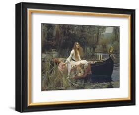 The Lady of Shalott-John William Waterhouse-Framed Giclee Print