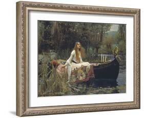 The Lady of Shalott-John William Waterhouse-Framed Giclee Print