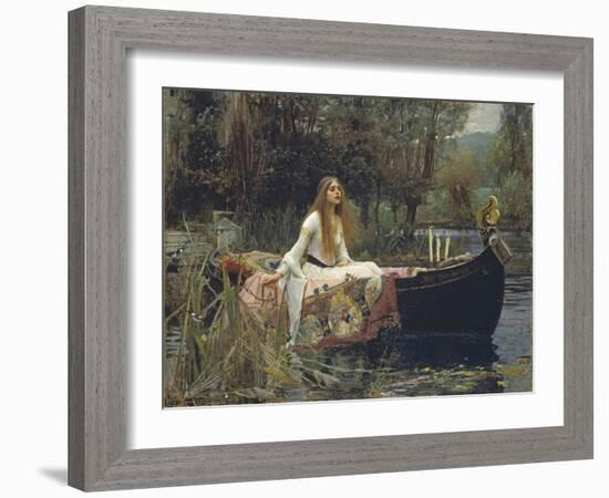 The Lady of Shalott-John William Waterhouse-Framed Giclee Print