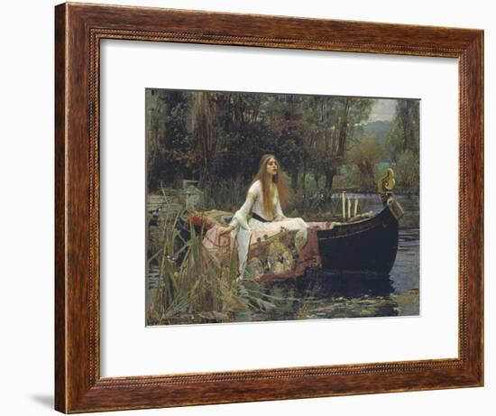 The Lady of Shalott-John William Waterhouse-Framed Giclee Print