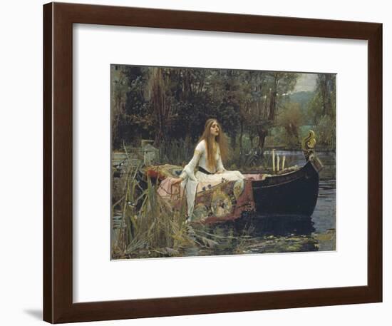 The Lady of Shalott-John William Waterhouse-Framed Giclee Print