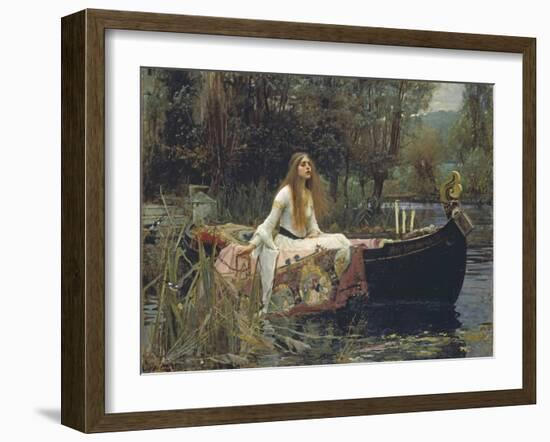 The Lady of Shalott-John William Waterhouse-Framed Giclee Print