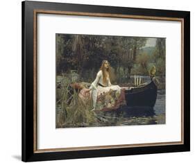 The Lady of Shalott-John William Waterhouse-Framed Giclee Print