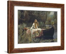 The Lady of Shalott-John William Waterhouse-Framed Giclee Print