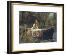 The Lady of Shalott-John William Waterhouse-Framed Giclee Print