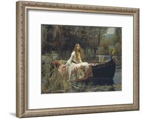 The Lady of Shalott-John William Waterhouse-Framed Giclee Print