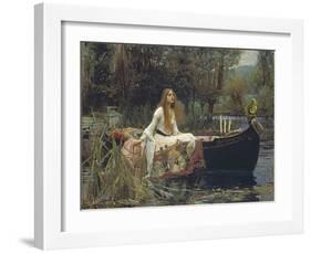 The Lady of Shalott-John William Waterhouse-Framed Giclee Print